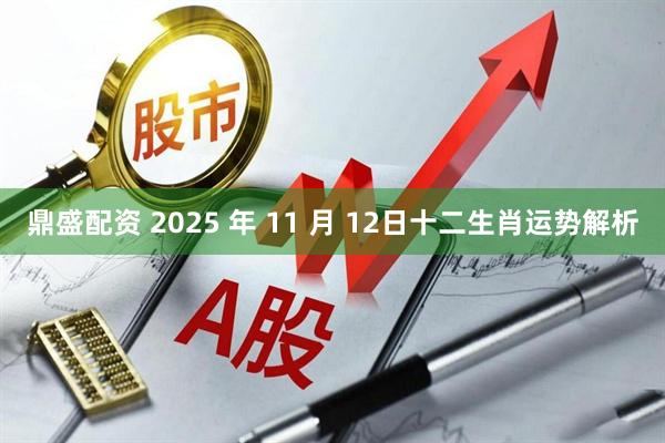 鼎盛配资 2025 年 11 月 12日十二生肖运势解析